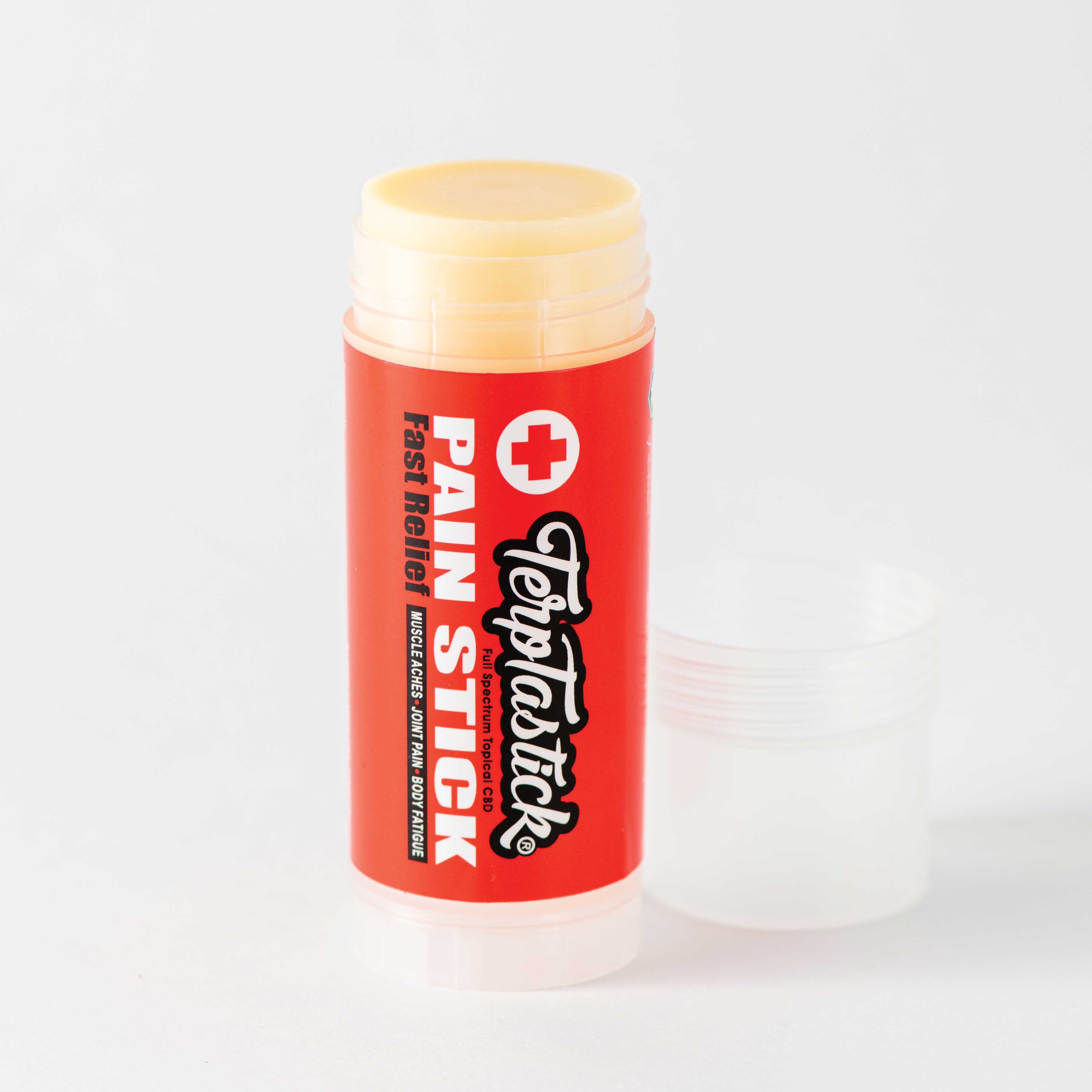 Open TerpTastick botanical topical stick and cap